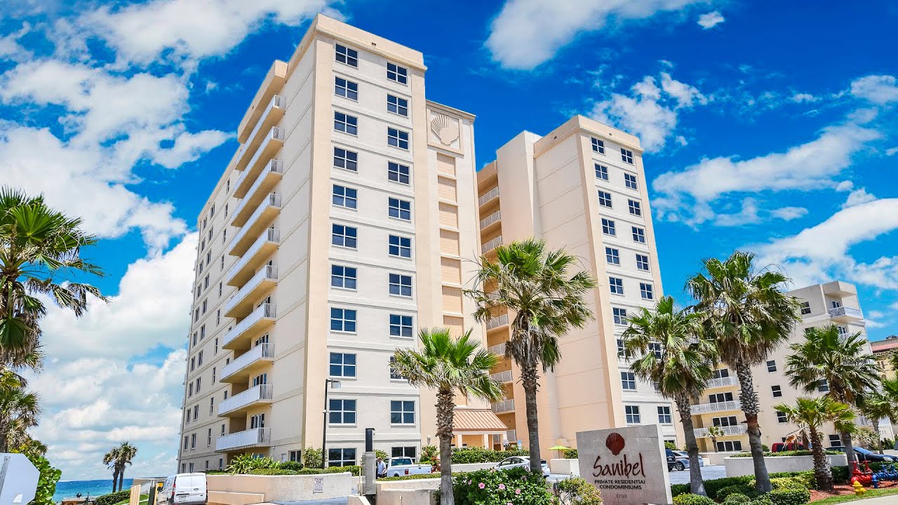 Daytona Beach, Shores, FL Oceanfront Condos For Sale at Sanibel Condo