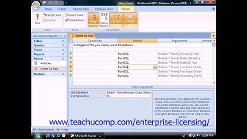 Microsoft Office Access Tutorial 2010 Macros Lesson 17.1 Employee Group Training