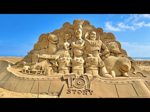 【新北景點】2021福隆國際沙雕藝術季「皮克斯經典」Fulong International Sand Sculpture Art Festival 。 Pixar
