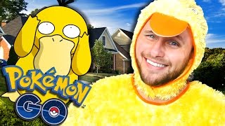 I Become The PSYDUCK in REAL LIFE! (POKEMON GO)