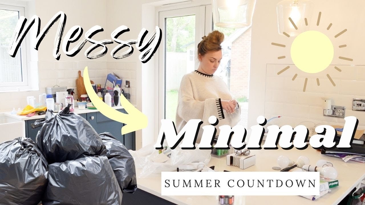 MESSY TO MINIMAL 2024 🚫 (realistic) | EXTREME DECLUTTER WITH ME ✨ GETTING RID OF EVERYTHING I OWN! 😳