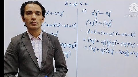 Factorization Ex# 5.4 For Class 9 & 10 Sindh Text Board