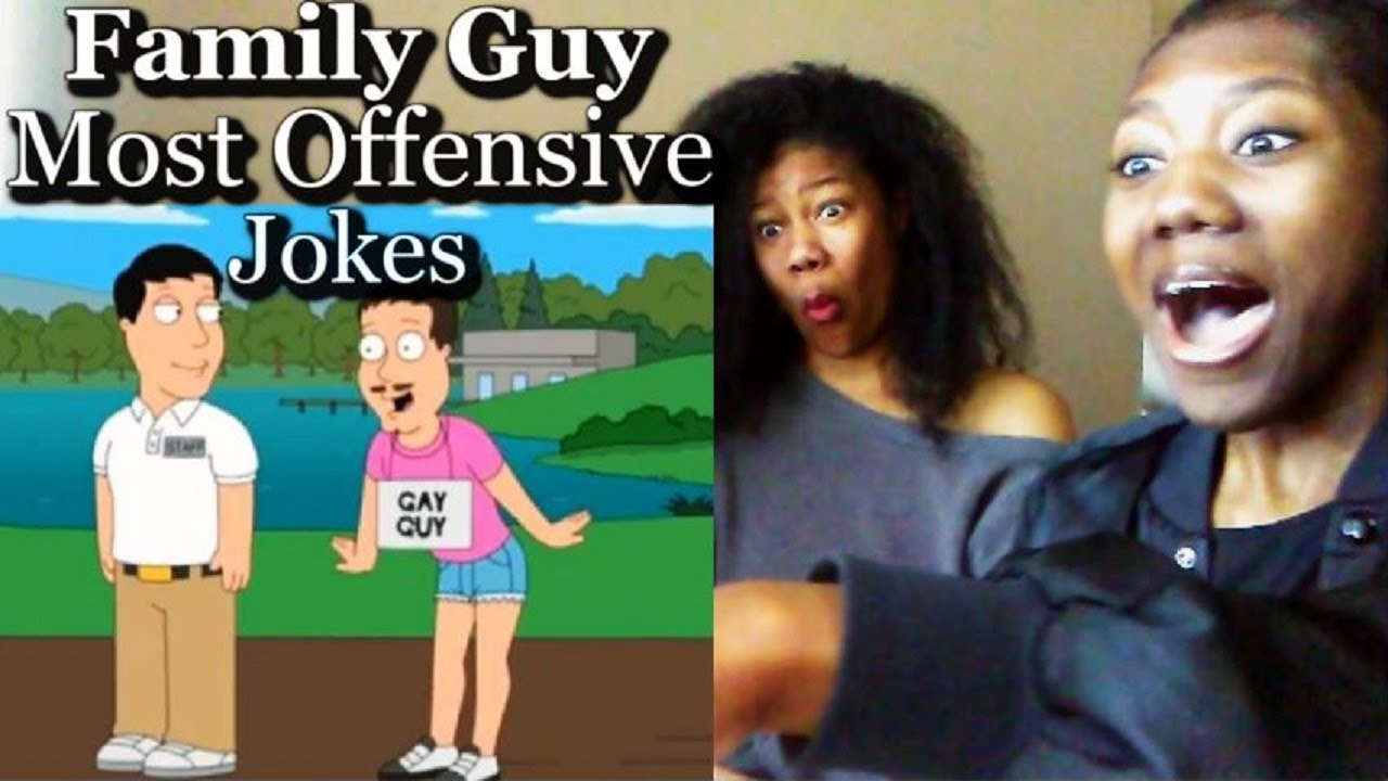 Family Guy Most Offensive Jokes Reaction | Katherine Jaymes