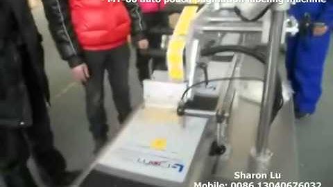 MT 60 automatic plastic bag pagination labeling machine
