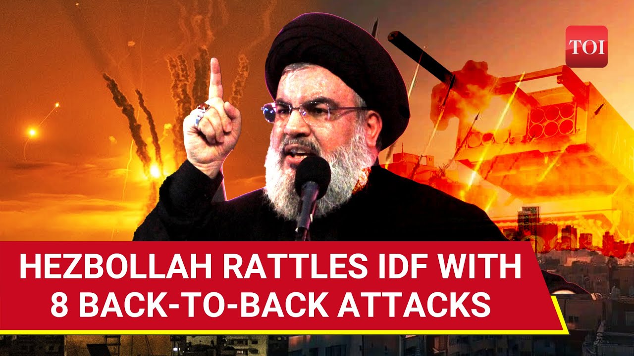 2 Hezbollah Attacks In 60 Mins: Iran-backed Fighters Pound IDF Sites, Merkava Tanks With Missiles