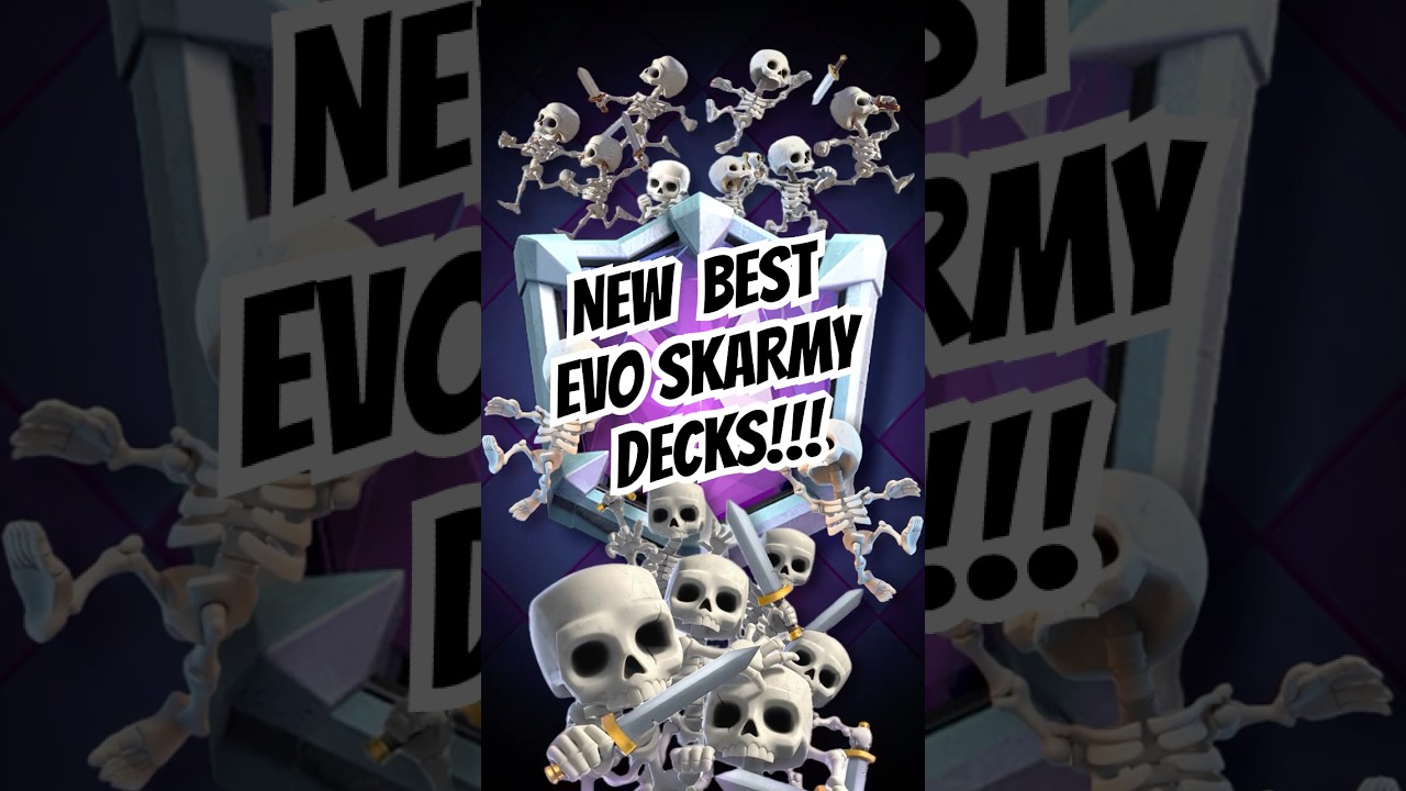 MOST BROKEN EVO SKELETON ARMY DECKS 💀🎃 | Clash Royale