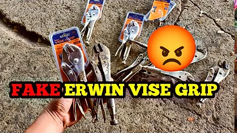 PANU MA IWAS MAKA BILI NG FAKE ERWIN VISE GRIP | S...