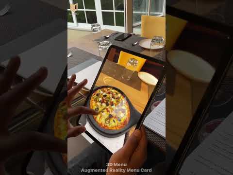 "Augmented Reality Food Menu Card: Experience the Future of Dining!"