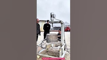 Stone Grinding Tools for Crushing Corn with 50 kg/Hour Output and 3 kW Power