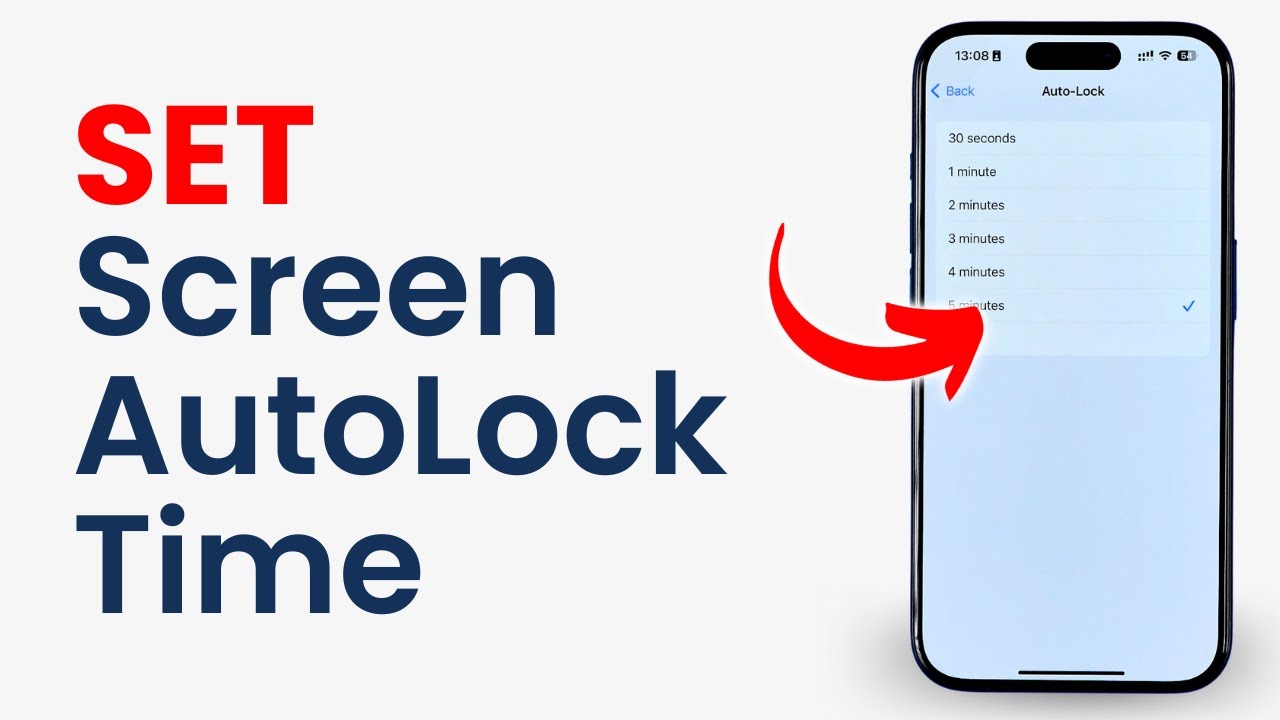How to Set Screen Autolock Time on ANY iPhone - YouTube