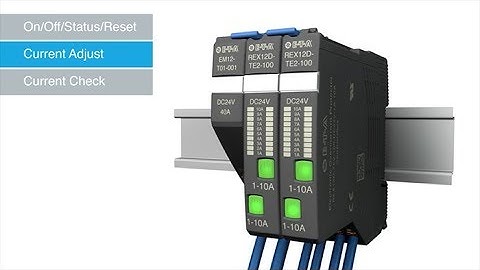 E-T-A REX12D-TE – Operation and Adjustment