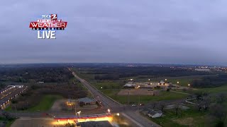 Warm & Windy Monday Cold Tuesday