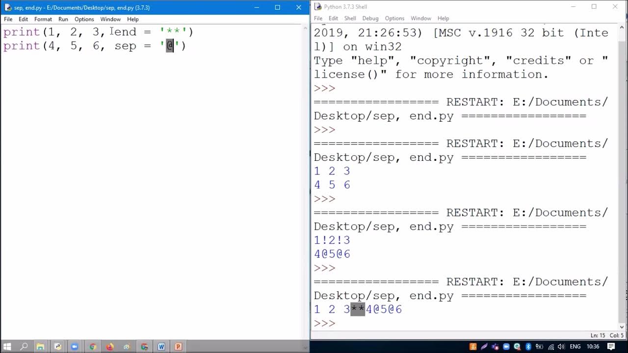 Самоучитель python. Sep и end в python. Параметр sep в питоне. Команда sep в питоне. Контекстное меню дизайн.