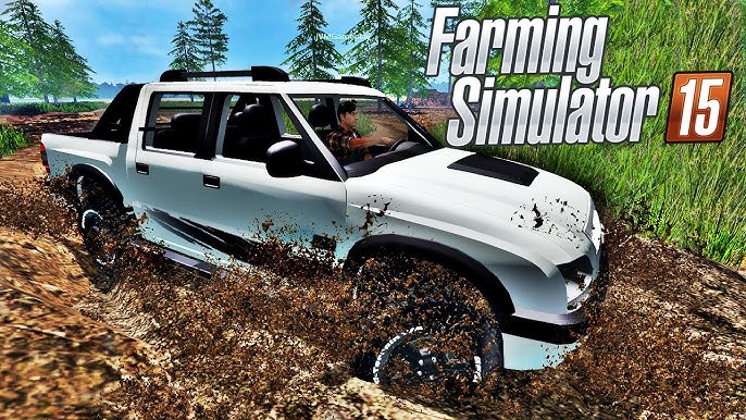 Trator Atolado na Lama - Farming Simulator 2015 + Logitech G27 