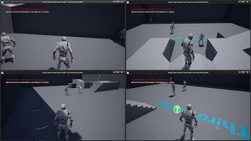 UE4 movement demo + networking