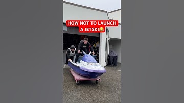 How NOT To Launch A Jetski… #shorts #shortsfeed #shortsvideo #viral #jetski #launch
