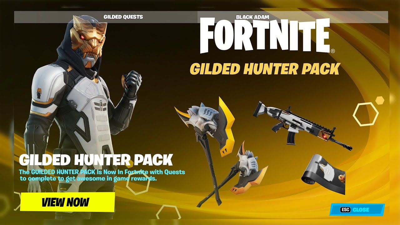 How To Get GILDED HUNTER PACK NOW In Fortnite Season 4 (Hunts Master