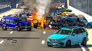 Cliff Drops Car Crashes 😂 #27 - BeamNG Drive | #bimingdriveHGK