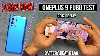 Oneplus 9 PUBG Test | 24GB RAM | 120hz Display | 90fps | Battery | Price | Graphics | Electro Sam