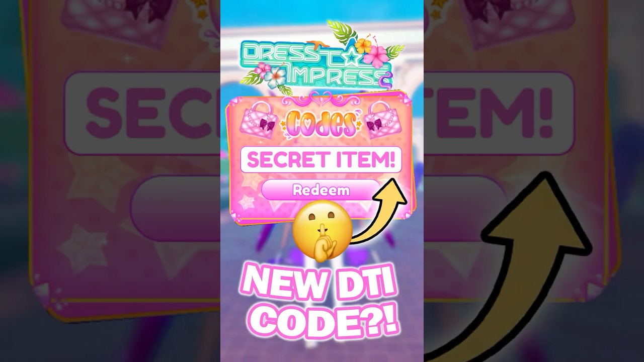 *SECRET CODE* in the DRESS TO IMPRESS SUMMER UPDATE! #roblox #dresstoimpress #dti