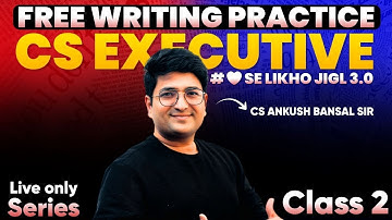 JIGL DIL SE LIKHO "Writing Practice Session" Lecture - 2 | CS Ankush Bansal | Dec 25 | #VG STUDY HUB