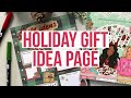 Making A Holiday Gift Idea Page In My Classic Happy Planner! Plus Rongrong Gift Suggestions!