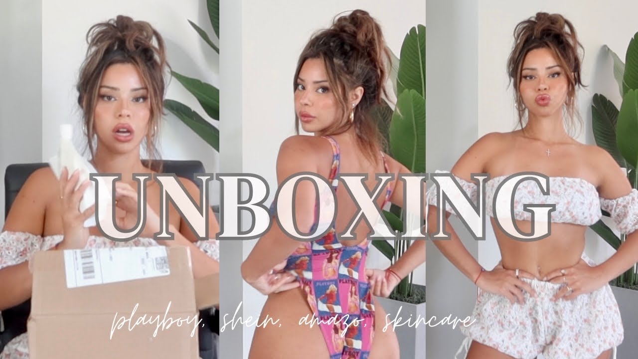 UNBOXING | playboy, shein, amazon & more | TIANA MUSARRA - YouTube