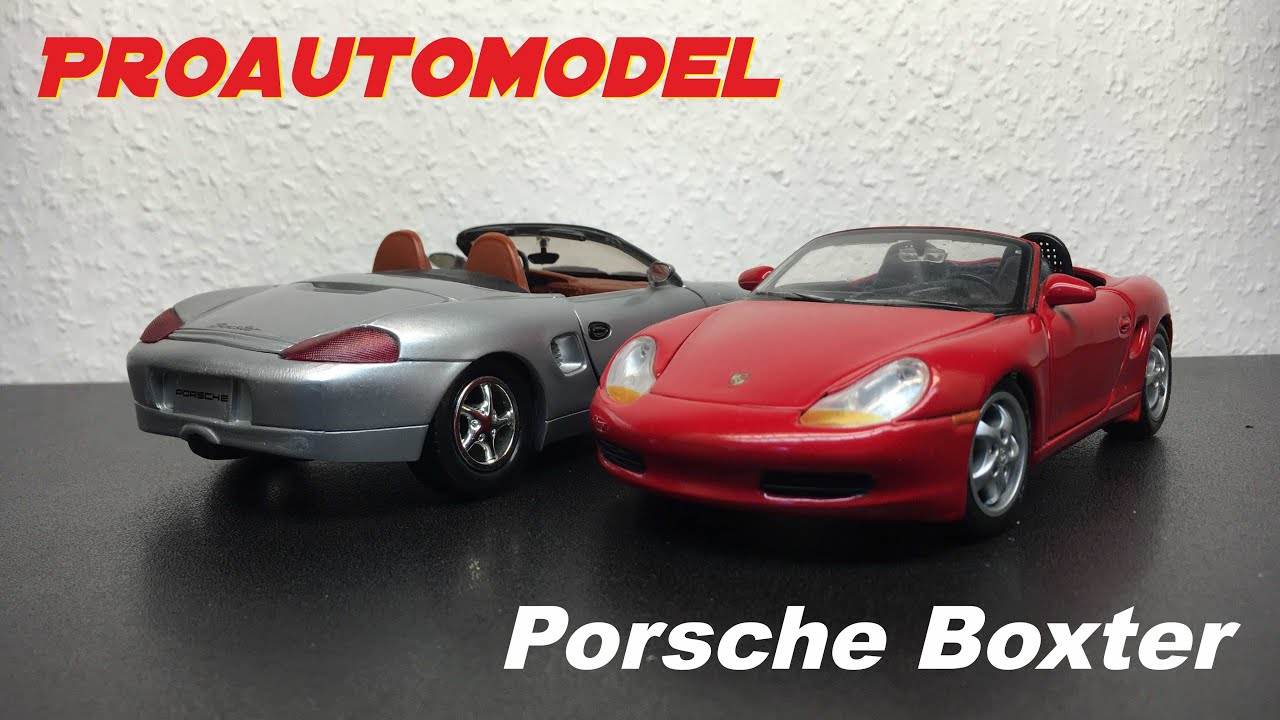 Обзор сразу двух Porsche Boxter от Maisto / Scale car Porsche Boxter 