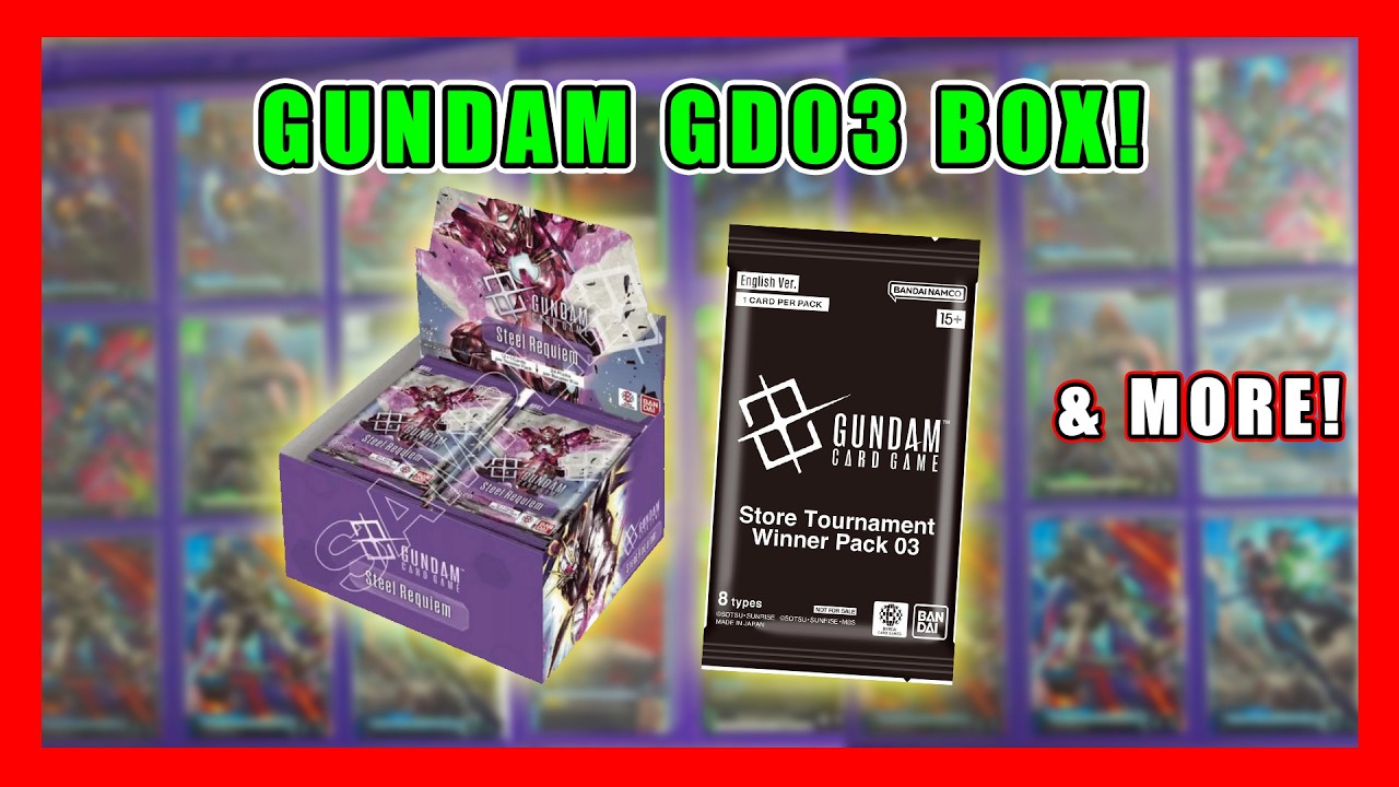 Gundam TCG GD03 box and a winner pack - 02/08/2026