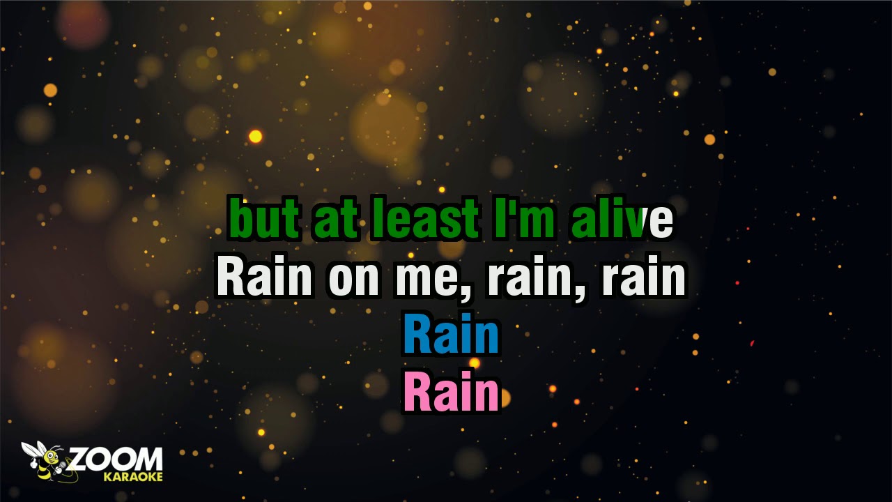 Lady Gaga & Ariana Grande - Rain On Me - Karaoke Version from Zoom Karaoke