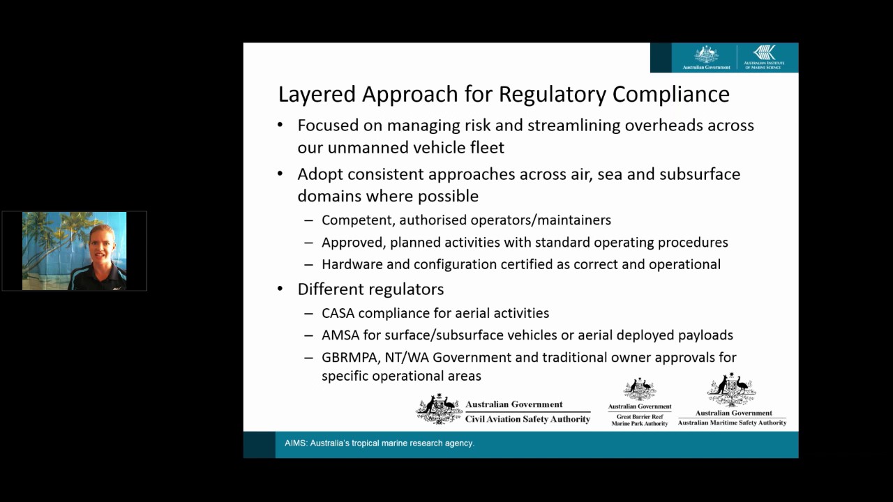 Melanie Olsen - Considerations for marine research drone operation on the Great Barrier Reef