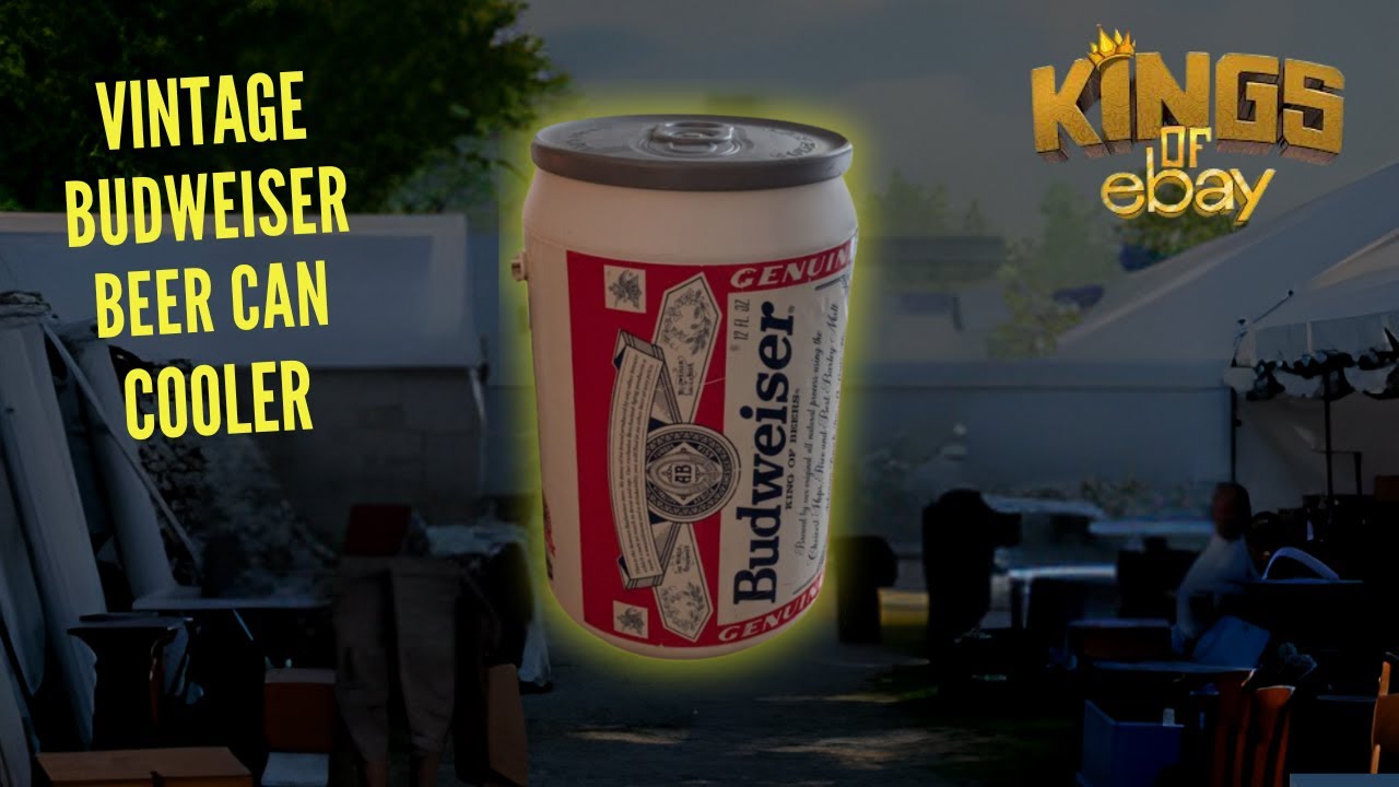 Vintage Budweiser Beer Can Cooler