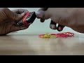 Lock brack with the help of rubber bands