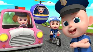 Little Police Team Song 👮‍♂️ | Kids Police Adventure | Safety &amp; Rescue | Rosoo Nursery Rhymes