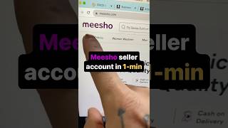 1-Min म Meesho Seller Account Registration