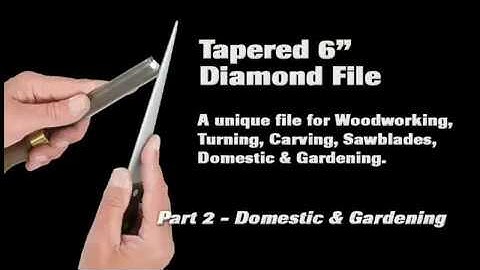 Trend Diamond Whetstone Sharpening Tapered 6 Inch Diamond File Overview