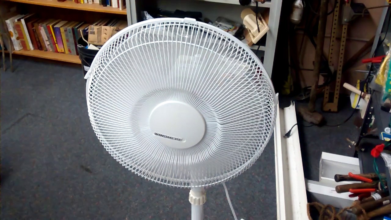 (quick video) Windermere pedestal fan YouTube