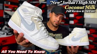 First Time  Jordan 1 High MM Coconut Milk  Full Review & On Feet