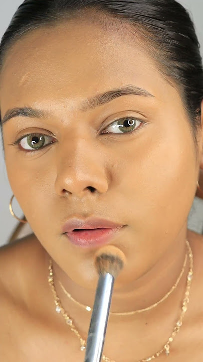 sleek bun makeup look #shorts