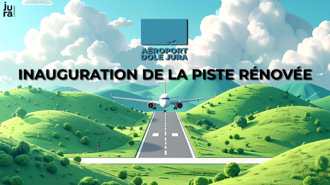 ✈️Aéroport Dole - Jura, Inauguration de la rénovation de la piste, Département du Jura