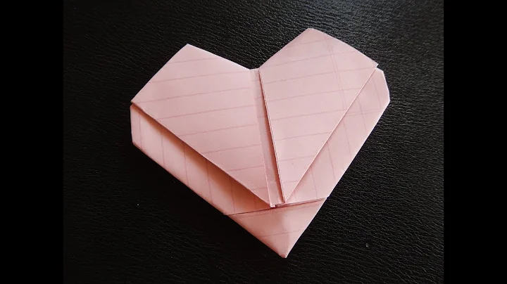 Easy Fold Heart Note (No Intro) How to Make Heart Out of Regular Size Paper