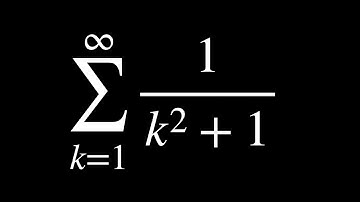 Sum from 1 to infinity of 1/(k^2+1)