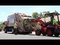 Bulk Trash ⇨ 27 YD McNeilus Rear Load Garbage Truck