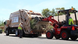 Bulk Trash ⇨ 27 YD McNeilus Rear Load Garbage Truck