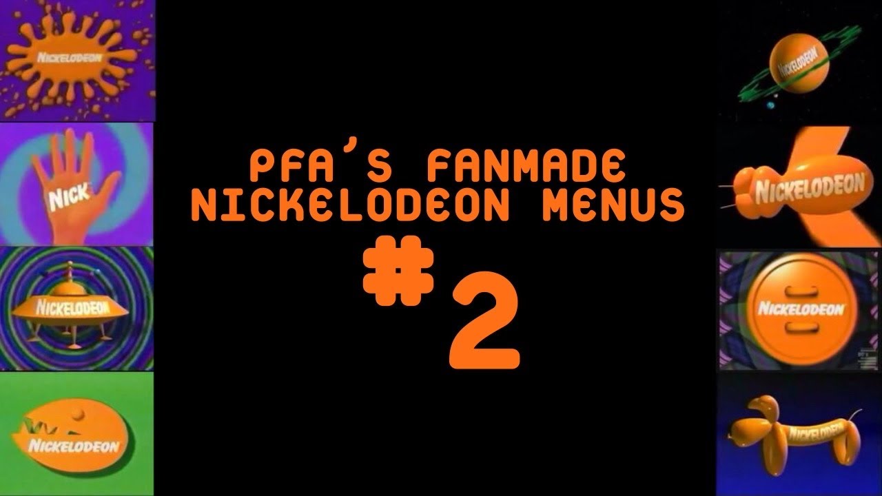 PFA’s FANMADE NICKELODEON MENUS #2