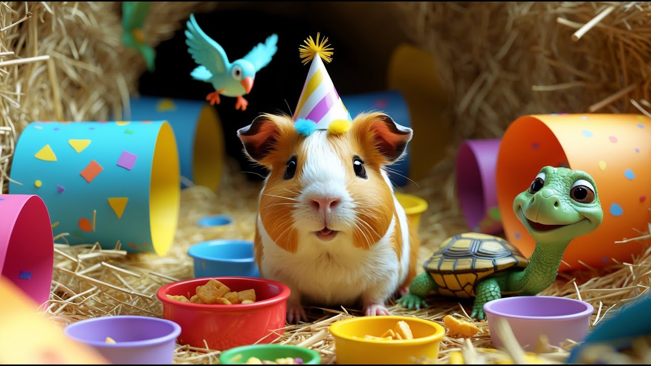 Guinea Pig Groove | Toddler Dance Song | Happy Animal Music