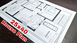 25x40 House Plan || 25x40 घर का नक्शा || 1000 Sqft House Plan || 2Bhk || Home Design Decore 25x40 House Plan || 25x40 घर का नक्शा || 1000 Sqft House Plan || 2Bhk || Home Design Decore