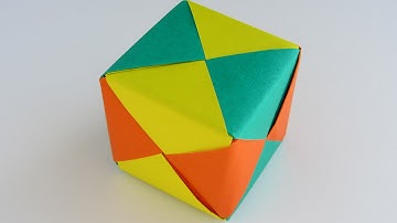 Origami Modular Sonobe Cube