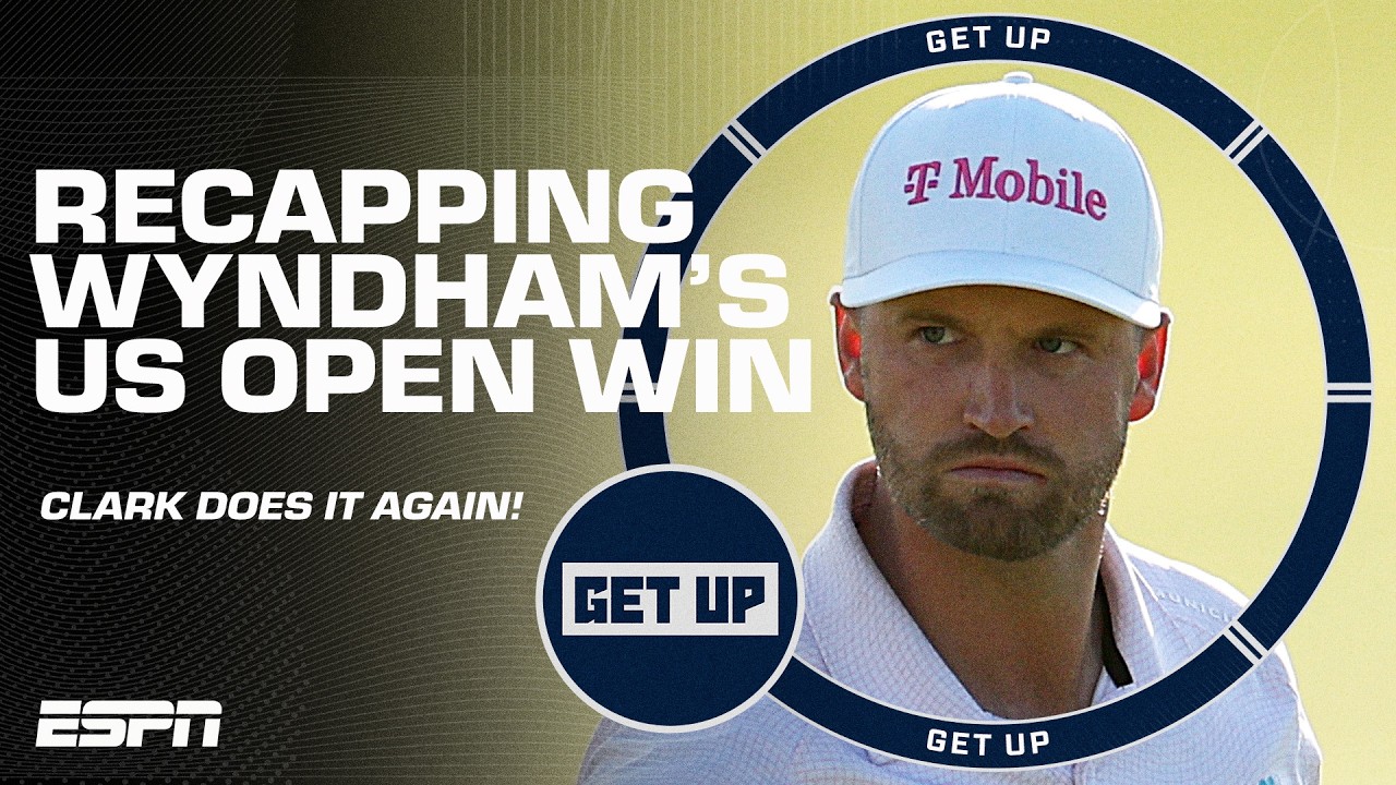 Wyndham Clark OVERCAME PRESSURE from fans to win his 2nd US Open ⛳ | Get Up
