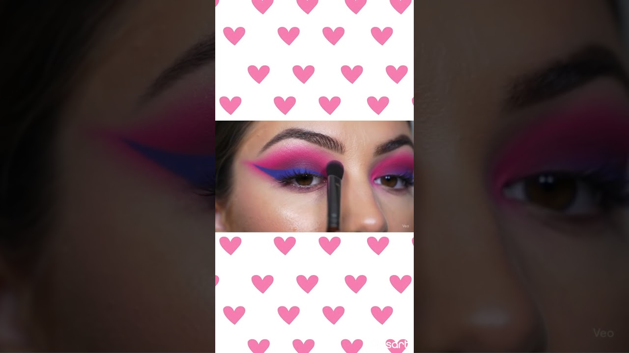 Summer Heat Eye Makeup 🔥💜 | Hyper-Realistic Beauty Shot 